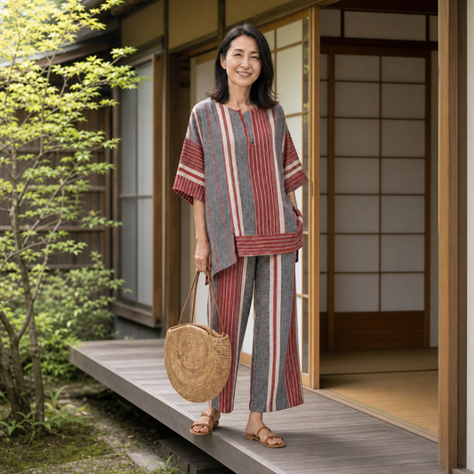 スズ|涼やか夏セットアップ