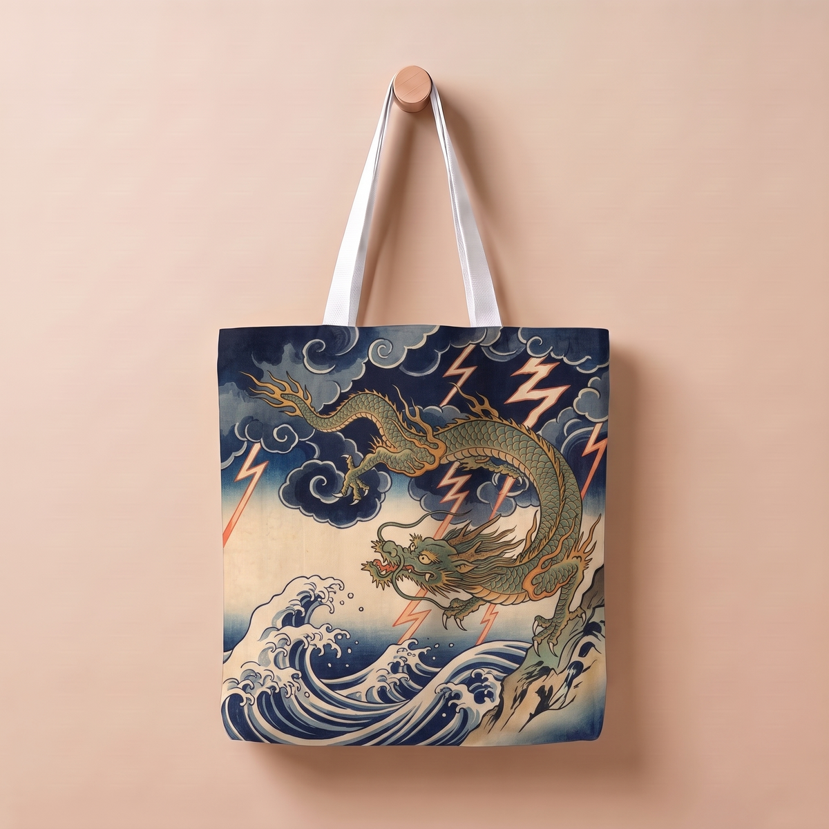 雲龍|浮世絵風トートバッグ