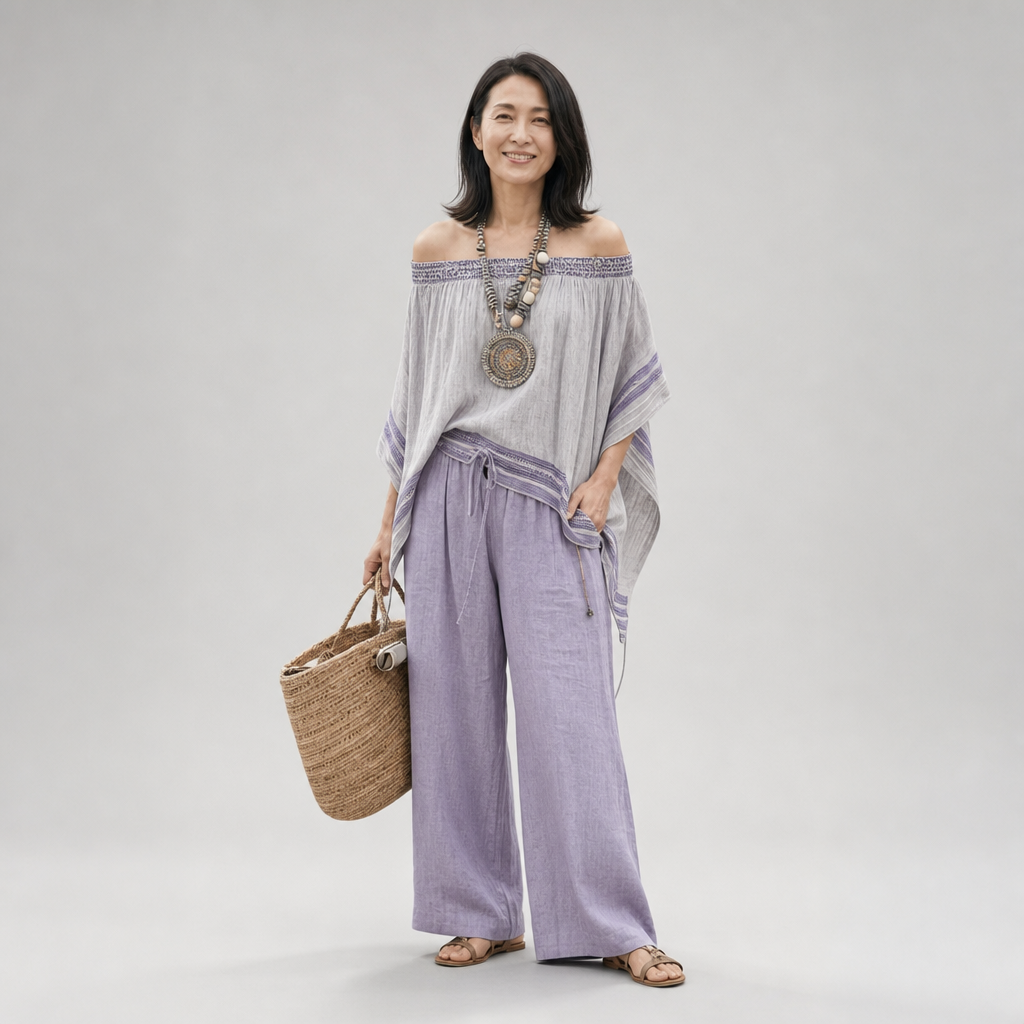 ホノカ｜肩見せ 涼やか夏セットアップ