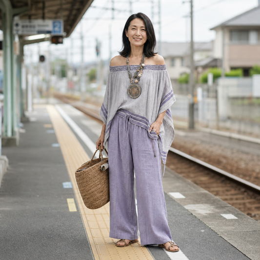 ホノカ｜肩見せ 涼やか夏セットアップ