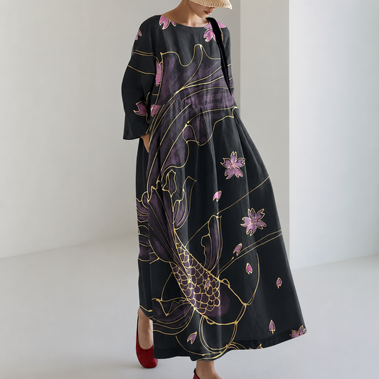 マナ｜夏の花咲くワイドワンピース