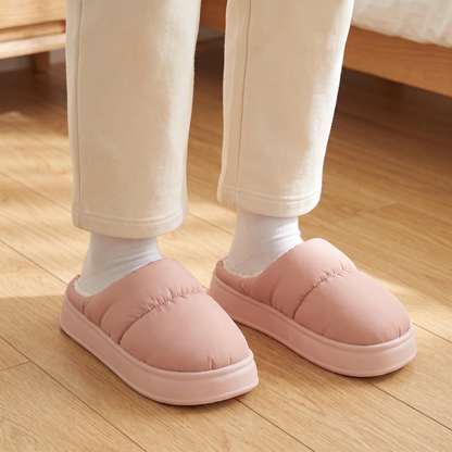 ハル｜ふっくらダウン風厚底サンダル