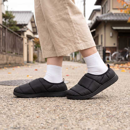 ケイ｜ダウン風キルティングスリッポン