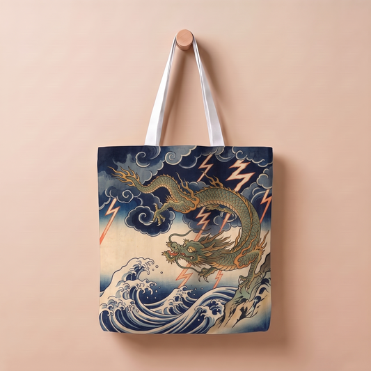 雲龍｜浮世絵風トートバッグ