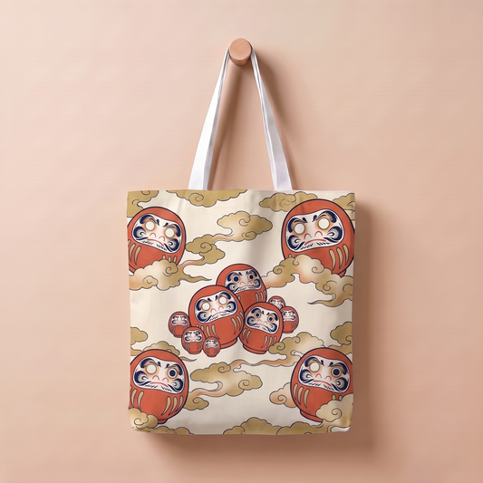 だるま｜浮世絵風トートバッグ